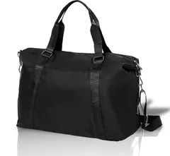 旅行バッグ ショルダーバッグ キャリーオンバッグ メンズ 3WAY レディース 大容量 修学旅行 ボストンバッグ 軽量 旅行 スポーツ hichago 機内持ち込み (ブラック)