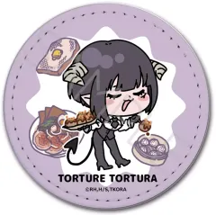 【中古】バッジ・ピンズ MB(トーチャー・トルチュール) レザーバッジ（丸形） 「姫様“拷問”の時間です」