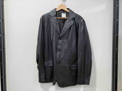VINTAGE CLUB ヴィンテージクラブ レザーテーラードジャケット L 1571-1313 茶色 ブラウン 豚革 シングル メンズ アウター