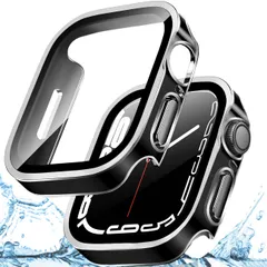 【迅速発送】アップルウォッチケース 38mm 40mm 41mm 42mm 44mm 45mm Apple Watch用カバー 防水強化 ガラスフィルム一体型 Series 7 SE 6 5 4 3 シリーズに全面保護