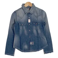 リーバイス デニムシャツ　ショートホーン　復刻　Mサイズ　アメリカ製 LEVI'S リーバイス ショートホーン デニムウエスタンシャツ