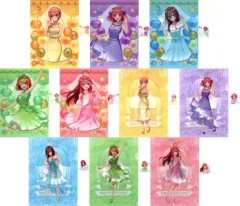 【中古】クリアファイル 全10種セット A4クリアファイル＆ステッカーセット 「DMMくじ 映画 五等分の花嫁～アニメ放送から5周年記念パーティー～」 D賞