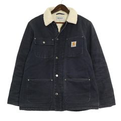Carhartt WIP カーハート フェアマウントコート ワーク ネイビー (メンズ M) 中古 古着 A1741