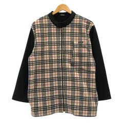 ✨美品✨バーバリーブラックレーベル❣️ニットジャケット L グレー 春夏物 2025年最新】BURBERRY BLACK LABEL メンズ ジャケット・アウター