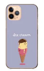 Galaxy S21 5G SC-51B SCG09 ケース カバー ギャラクシーS21 スマホケース ハードケース アイス アイスクリーム スイーツ 甘い ポップ カラフル イラスト かわいい キャラクター カラー02