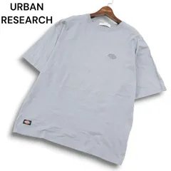 URBAN RESEARCH × Dickies アーバンリサーチ ディッキーズ 春夏 ロゴ刺繍★ 半袖 カットソー Tシャツ Sz.L メンズ