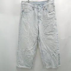 ◇ Θ Levi's リーバイス カジュアル系 デニムジーンズ サイズ W34 L32 ライトブルー系 メンズ E  【1507160017880】