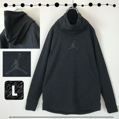 JORDAN NIKE★ジョーダン ナイキ★ボリュームネックフーディ★パーカー★指出し袖★ウール混ストレッチ★ロングスリーブTシャツ★ロンT★ジャンプマンプリント★メンズL 2308A038