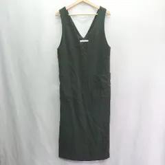 ◇ ⊂ AMERICAN HOLIC Ｖネック ロング丈 ワンピース サイズM ブラック レディース E  【1409240021032】