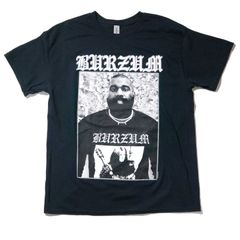BURZUM 【新品】 Kanye West カニエウエスト Tシャツ 正規品 ブラックメタル 黒 HIP HOP BLACK METAL