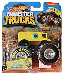 Hot Wheels モンスタートラック 1:64スケール スポンジボブ スクエアパンツ クラッシャブルカー