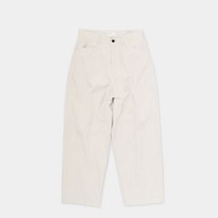 【新品】STILL BY HAND（スティルバイハンド）10oz Denim Wide Tapered Pants DN02231 ECRU / size 46