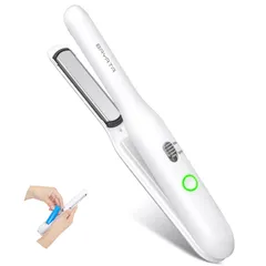 特別価格　コードレス【電池着脱式・機内持ち込み可 ヘアアイロン 】充電式アイロン 160℃～200℃三段階温度調節 バッテリー取り外し可能 ミニ 持ち運び 携帯 前髪 ヘアストレートナー ストレート BAYATA コンパクト usb 海外対応 全髪質対応 ワイ