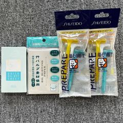 資生堂 SHISEIDO PREPARE PREPARE プリペア 顔そり用 T （3本入り）あぶらとり紙セット