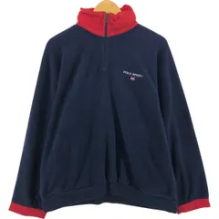 古着 90年代 ラルフローレン Ralph Lauren POLO SPORT ポロスポーツ ハーフジップ フリースプルオーバー メンズM相当/eaa455530