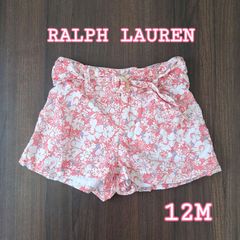 SD44 RALPH LAUREN ラルフローレン 花柄ショートパンツ 12M 女の子 ピンク