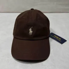 新品 25FW POLO RALPH LAUREN SPORTS CAP ナツメグブラウン