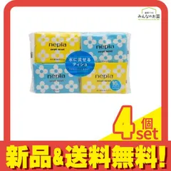 ネピア ネピネピ ポケットティシュ 水に流せるタイプ 16個パック 4個セット まとめ売り
