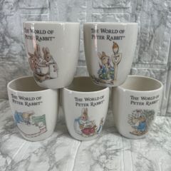 美品　ピーターラビット  フリーカップ 5個セット