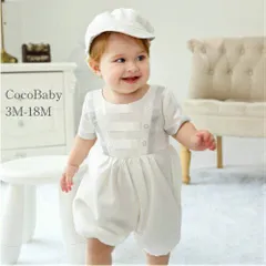 セレモニードレス 男の子 夏 退院 新生児 退院着 お宮参り ベビー 1歳 誕生日 セレモニー ドレス 帽子付き cocobaby