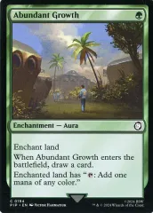 【中古】マジックザギャザリング 0194[C]：【PIP】Abundant Growth/豊かな成長