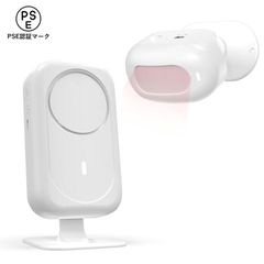 ワイヤレスチャイム 人感センサー 玄関チャイム 呼び鈴 介護 ドアベル 無線 電池式 配線工事不要 動体検知 6段階音量調節 23種類呼び出し音