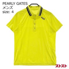PEARLY GATES ゴルフポロシャツ 4 スマイル PG メンズ - メルカリ