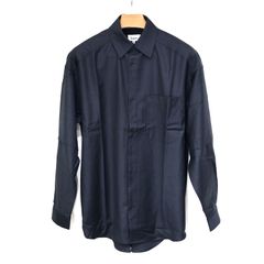 【楠本質店/元住吉】未使用品　ローン/lownn　ウール　シャツ　長袖　サイズ：44　グレー　2218733　メンズ【中古】