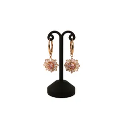 【中古】SWAROVSKI スワロフスキー サンシャイン ドロップス ループピアス ローズゴールド 総重量3.51g レディース メンズ ユニセックス 誕生日 記念日 母の日 父の日 ギフト 日常使い 旅行用 A2502589【無料ギフトラッピング承ります】