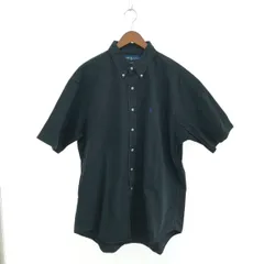 RALPH LAUREN ラルフローレン 半袖シャツ サイズ:XL BLAKE/ボタンダウン    ブラック メンズ / 240001151098
