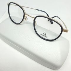 299ユーロ（43000円相当）RODENSTOCK ローデンストック R8024  A  47/22  140 メガネフレーム　メンズ　レディース　眼鏡　ブラックゴールド