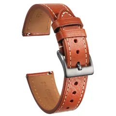 [torbollo] 時計バンド 腕時計ベルト 替えばんど ソフトイタリア製本革カーフレザー クイックリリース 18 mm ウォッチバンド メンズ レディース専用