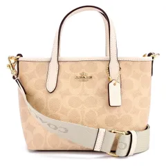 新品 コーチ COACH ショルダーバッグ シティ ミニ トート バッグ サンド/チョーク