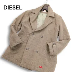 90s~00s★ DIESEL ディーゼル パンドラ期★ 秋冬中綿 ウール混 ピーコート Pコート Sz.M メンズ