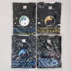 【未開封4点】ラブライブ! サンシャイン!! Aqours 6th LoveLive! DOME TOUR 2020 / Saint Snow 1st GIG 半袖 Tシャツ フリー ライブグッズ アパレル セット (33-2025-0508-KO-006)