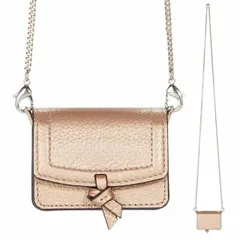 [Kate Spade] レア！ ケイトスペード AirPods Proケース ストラップ付（ゴールド）