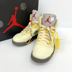 2025年最新】jordan 5 off-white sailの人気アイテム - メルカリ 2025年最新】jordan 5 off-white sailの人気アイテム - メルカリ