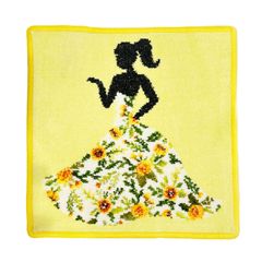 FEILER フェイラー ハンカチタオル Miss flower 105 yellow