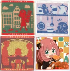 【中古】タオル・手ぬぐい 全4種セット タオルアソート 「一番くじ SPY×FAMILY-Care for another?-」 F賞