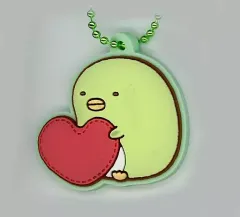 【中古】食玩 キーホルダー 2.ぺんぎん?×ハート 「すみっコぐらし ぷっくりラバマスグミ」