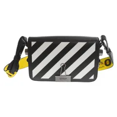 OFF-WHITE (オフホワイト) DIAG MINI FLAP クリップ フラップ ショルダーバッグ OWNA038R20423069 1001 ブラックのサムネイル