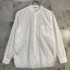 日本製 KABEL カベル バンドカラーシャツ コットン ホワイト M