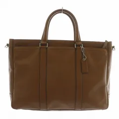 【美品】 coach コーチ トートバッグ F70916 ショルダー 2way COACH F70916 ビジネスバッグ 2way ブラック レザー チャーム