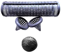 sac taske ウナギ 仕掛け 捕獲 カゴ ワナ 鰻 穴子 捕獲器 ＆ コマセカゴ セット 8個(8個 セット)