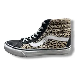 VANS SK8-HI スケートハイ ハイカットスニーカー レオパード レザーシューズ ハラコ バンス SK8-HI 25.5cm 97116A7