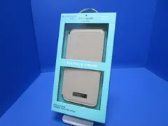 kate spade NEW YORK iPhoneXS iPhone X ブックタイプケース  手帳型 ケース カバー グレージュ  au +1 collection KDDI