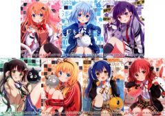 [중고] 클리어 파일 집합(CLOCK WORK RABBIT) A4 클리어 파일 7장 세트 [주문은 토끼입니까??] AnimeJapan 2020 상품