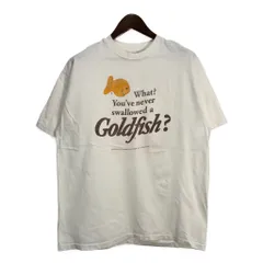 90年代 USA製 Goldfish Crackers ゴールドフィッシュクラッカー 半袖Ｔシャツ ホワイト (メンズ X-LARGE) 中古 古着 T3712のサムネイル