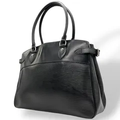 【鑑定済】ルイヴィトン  エピ パッシィGM 黒 トートバッグ　ビジネス　A4 鑑定済】ルイヴィトン エピ パッシィGM 黒 トートバッグ ビジネス A4