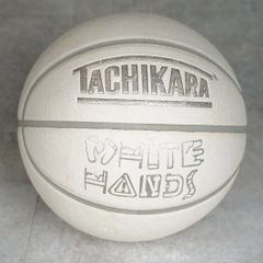 【希少・リフレクター搭載モデル】TACHIKARA (タチカラ ホワイトハンズ）WHITE HANDS -REFLECTIVE TACHIKARA ONLINE STORE Limited White-Reflective-Gray バスケットボール 7号球